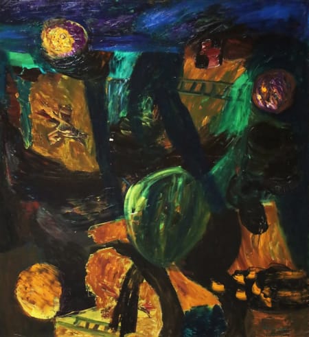 Bruno Cassinari — Tramonto in collina